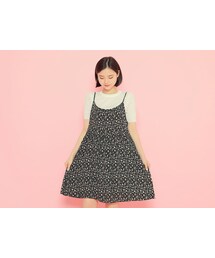 HOTPING | 半袖リブ編みニットトップス(Tシャツ/カットソー)