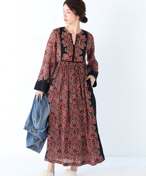 Journal Standard ジャーナルスタンダード の ペイズリープリントワンピース ワンピース ドレス Wear
