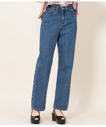 VIS | 【chuu☆ViS EDITION】ハイウエストストレートデニムパンツ(パンツ)