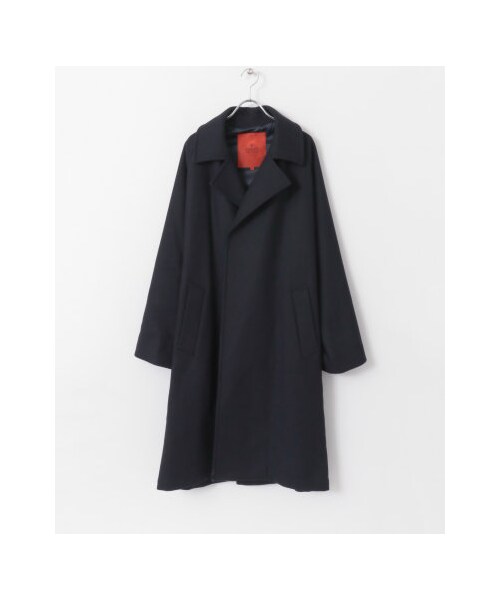 URBAN RESEARCH ROSSO WOMEN（アーバンリサーチ　ロッソ）の「【予約】スーパー100'sメルトンオーバーコート（ジャケット/アウター・メンズ・NAVY/GRAY・S/M/L/XL）」の13枚目の写真