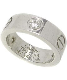 Cartier | Cartier 18K White Gold and Diamond Ring Size 3.75(リング)