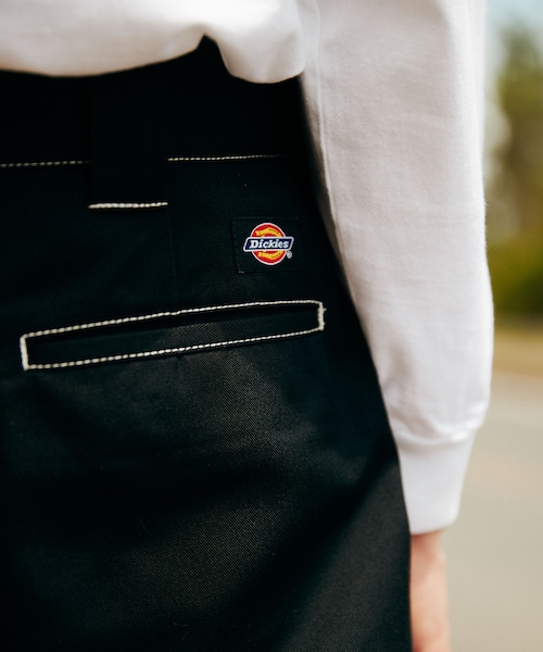 Dickies × LIDNM テーパードステッチパンツ M (BLACK) LIDNM（リドム）の「Dickies × LIDNM テーパードステッチパンツ