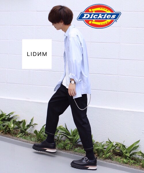 LIDNM（リドム）の「Dickies × LIDNM テーパードステッチパンツ 