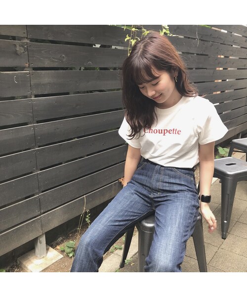 ADIRA（アディラ）の「choupette T（Tシャツ/カットソー・レディース・ブラック/ホワイト/レッド・FREE）」の3枚目の写真