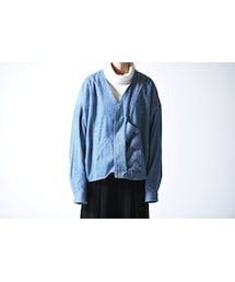sneeuw | sneeuw パイルスリットブルゾン blue(その他アウター)
