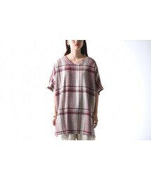 YANTOR | YANTOR Amunzen Check Long Pullover wine(Tシャツ/カットソー)