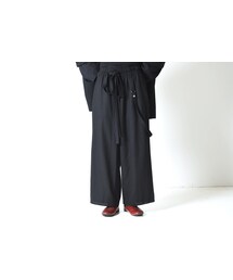 tac:tac | tac:tac WOOL WIDE PANTS / black(その他パンツ)