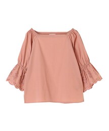 earth music&ecology | スカラ刺繍プルオーバー(トップス)