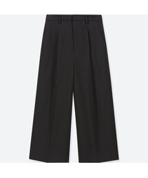 UNIQLO | ワイドクロップドパンツ(その他パンツ)