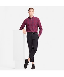 UNIQLO | EZYアンクルパンツ（ウールライク・丈標準65～71cm）(その他パンツ)