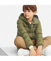 UNIQLO | BOYS ライトウォームパデットパーカ(その他アウター)