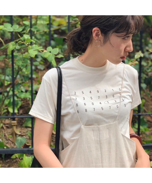 Handmade（ハンドメイド）の「number T（Tシャツ/カットソー・レディース・その他）」の3枚目の写真