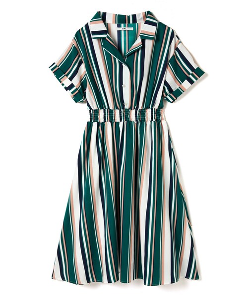 Grl グレイル の マルチストライプスキッパーシャツワンピース ワンピース Wear