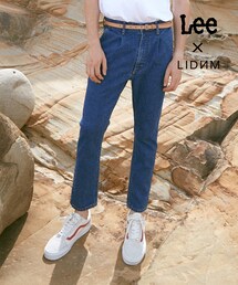 LIDNM | Lee × LIDNM テーパードデニム【サックス】(デニムパンツ)