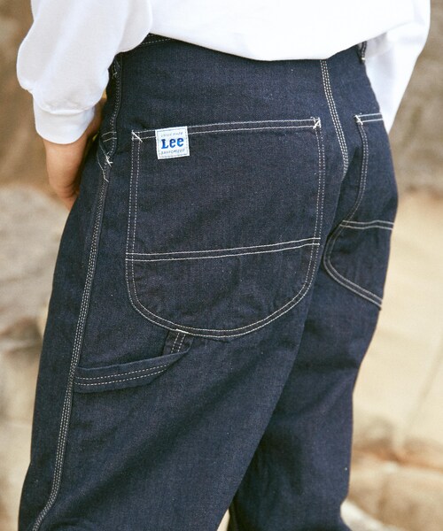 LIDNM（リドム）の「Lee × LIDNM ペインターデニム【インディゴ】（デニムパンツ・メンズ・ブルー・S.M）」の5枚目の写真