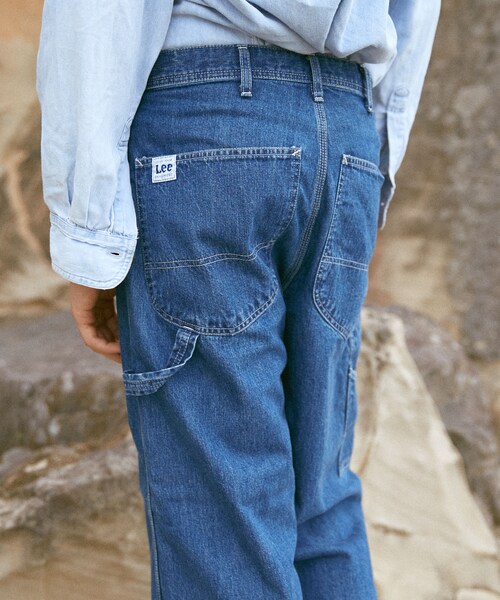 LIDNM（リドム）の「Lee × LIDNM ペインターデニム【サックス】（デニムパンツ・メンズ・ブルー・S.M）」の7枚目の写真