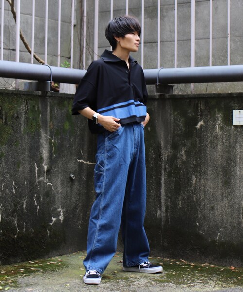 LIDNM（リドム）の「Lee × LIDNM ペインターデニム【サックス】（デニムパンツ・メンズ・ブルー・S.M）」の17枚目の写真