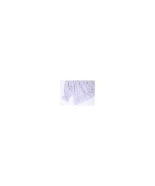 Bobon21(ボボンニジュウイチ)の「レースシースルーガウン-全2色-(シャツ/ブラウス・レディース・ホワイト/パープル・M)」の6枚目の写真