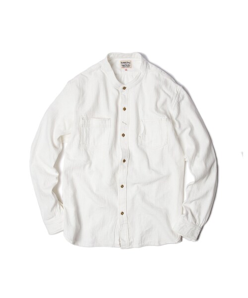 Pherrow's（フェローズ）の「Band Collar Work Shirt（）」 WEAR