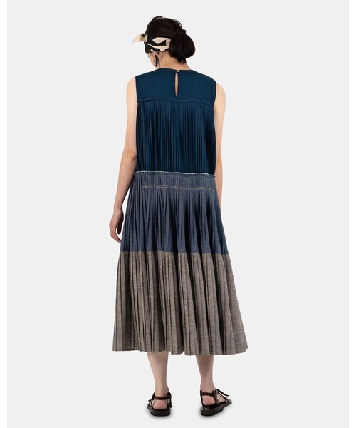 45R（フォーティファイブアール）の「インディゴプリーツDRESS（ワンピース/ドレス・レディース・インディゴ・0-フリー）」の4枚目の写真