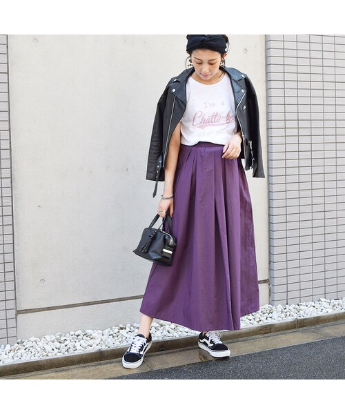 no brand（ノーブランド）の「[ RE-ARRIVAL ]  カラーロングSK（スカート・レディース・その他）」の3枚目の写真