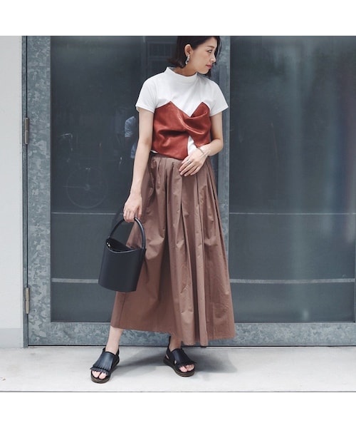 no brand（ノーブランド）の「[ RE-ARRIVAL ]   ヴィンテージサテンビスチェTOPS（Tシャツ/カットソー・レディース・その他）」の3枚目の写真