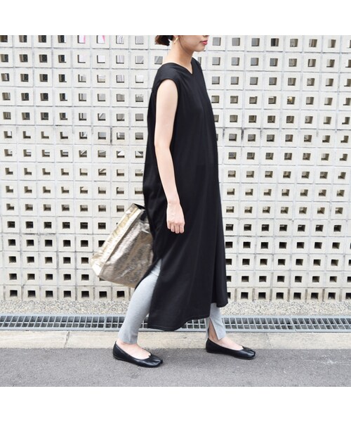 no brand（ノーブランド）の「バックタックスリットAラインOP（ワンピース・レディース・その他）」の5枚目の写真
