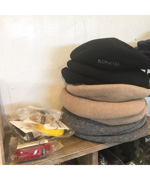 cache cache（カシュ カシュ）の「EAST　END HIGLANDERS   beret(grey)（ハンチング/ベレー帽・キッズ・その他）」の2枚目の写真