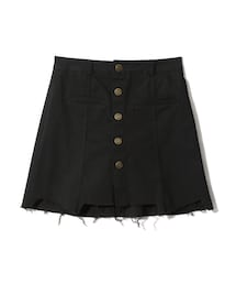 GRL | イレヘムカットフロントボタンデザインスカート(スカート)
