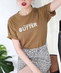 DHOLIC | BUTTERプリントTシャツ(Tシャツ/カットソー)