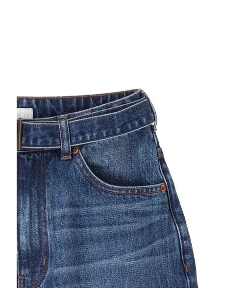 earth music&ecology（アースミュージックアンドエコロジー）の「COTTON USAデニムパンツ(バルーン)（パンツ・ミディアムインディゴ/ダークインディゴ・S/M/L）」の11枚目の写真