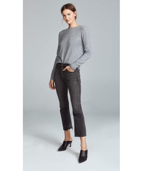 EQUIPMENT（エキップモン）の「Equipment Dante V Back Cashmere Sweater（ニット/セーター・レディース・Gray・XS/S/M/L）」の2枚目の写真