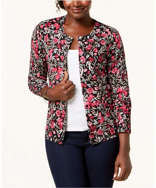 floral print cardigan sweaters