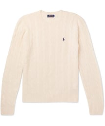 POLO RALPH LAUREN | Polo Ralph Lauren Cable-Knit Merino Wool And Cashmere-Blend Sweater(ニット/セーター)
