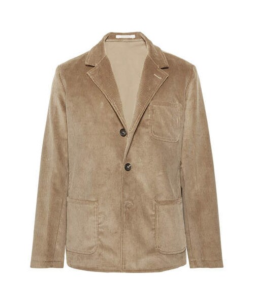 unstructured corduroy blazer