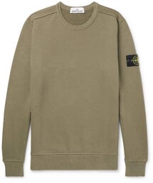STONE ISLAND | Stone Island Fleece-Back Cotton-Jersey Sweatshirt(スウェット)