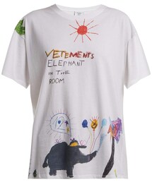 VETEMENTS 18AW Elephant Marie Tee ヴェトモン VETEMENTS 18AW Elephant Marie Tee ヴェトモン