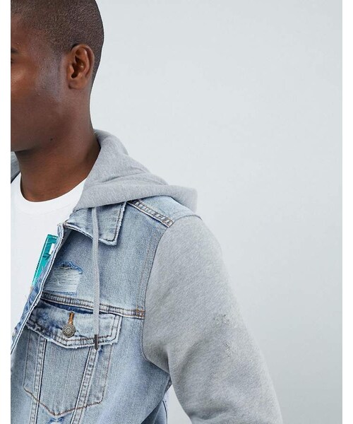 Used: HOLLISTER men's denim jacket size M sleeves little bit dirty £10 | in  Leicester, Leicestershire | Gumtree