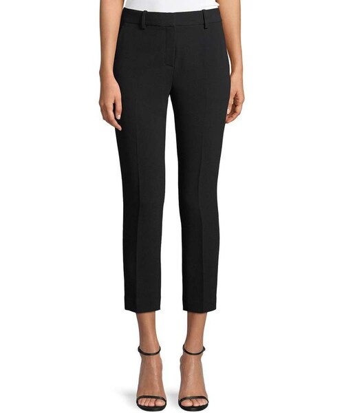 theory（セオリー）の「Theory Trecca 2 Straight-Leg Cropped Admiral Crepe Pants（その他パンツ・レディース・Black・0/2/4/6/8/10/12/00）」の3枚目の写真