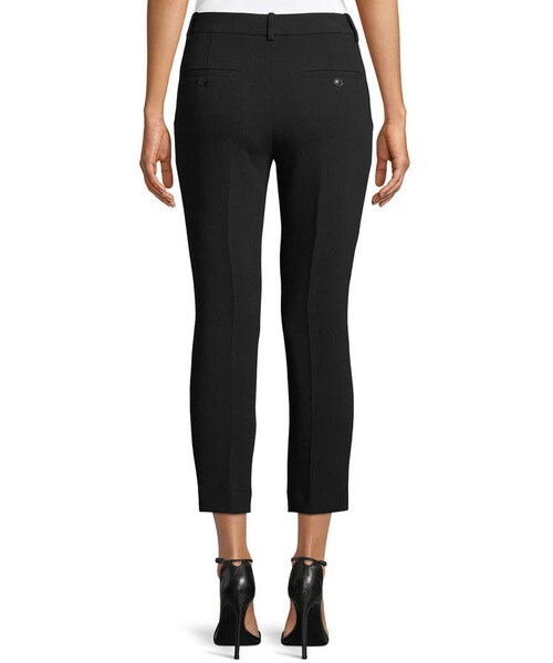 theory（セオリー）の「Theory Trecca 2 Straight-Leg Cropped Admiral Crepe Pants（その他パンツ・レディース・Black・0/2/4/6/8/10/12/00）」の2枚目の写真