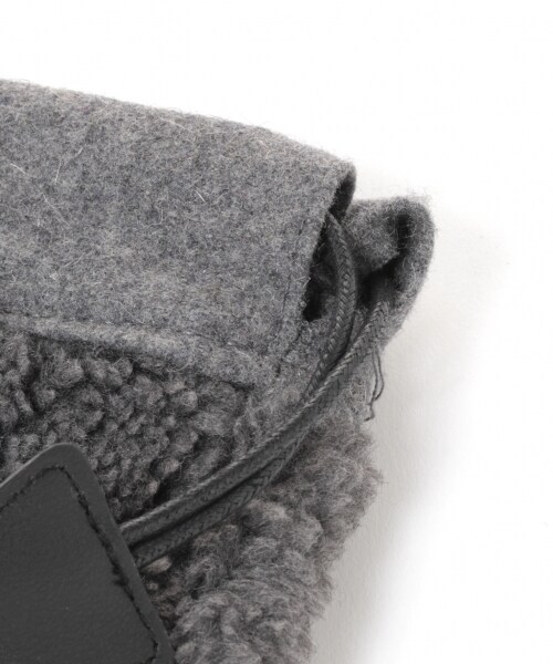 LEPSIM（レプシィム）の「“PLAY TIDY”アソートキンチャクＢＡＧ（バッグ・オフ(ボア)/キカガラ/レオパード/グレー(ボア)）」の12枚目の写真