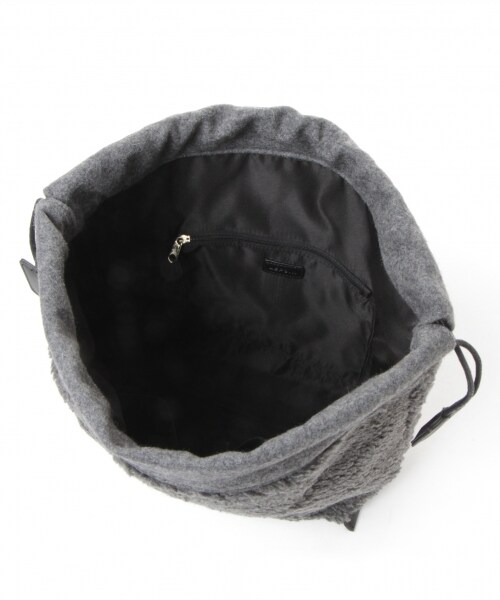 LEPSIM（レプシィム）の「“PLAY TIDY”アソートキンチャクＢＡＧ（バッグ・オフ(ボア)/キカガラ/レオパード/グレー(ボア)）」の15枚目の写真