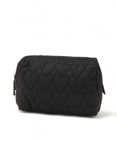 ローリーズファーム　キルティング　バッグ　ポーチ　チャーム　ブラック　3点セット ローリーズファーム キルティング バッグ ポーチ チャーム ブラック 3