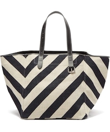 JW Anderson | JW ANDERSON Belt-strap striped canvas tote(トートバッグ)