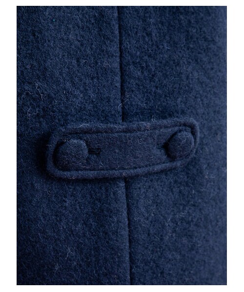 earth music&ecology（アースミュージックアンドエコロジー）の「スライバーニットロングコート（コート　・レディース・ネイビー/ピンク/ベージュ/ライトグレー・L）」の8枚目の写真