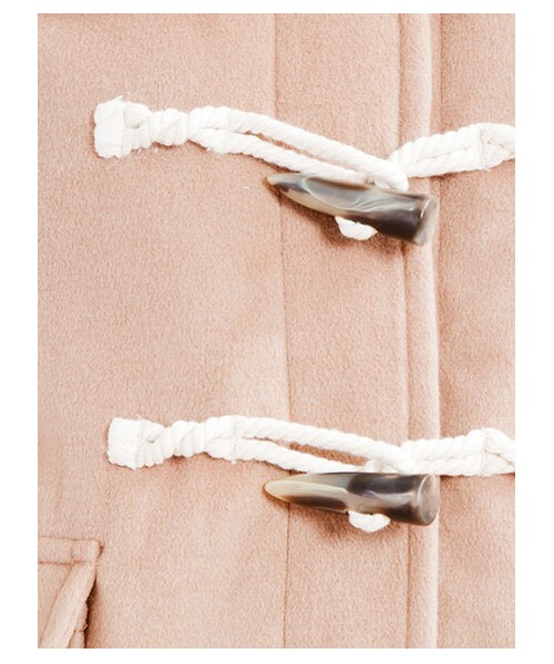 earth music&ecology（アースミュージックアンドエコロジー）の「ショートダッフルコート（コート　・レディース・ネイビー/イエロー/ピンク/キャメル/サックスブルー・L）」の10枚目の写真