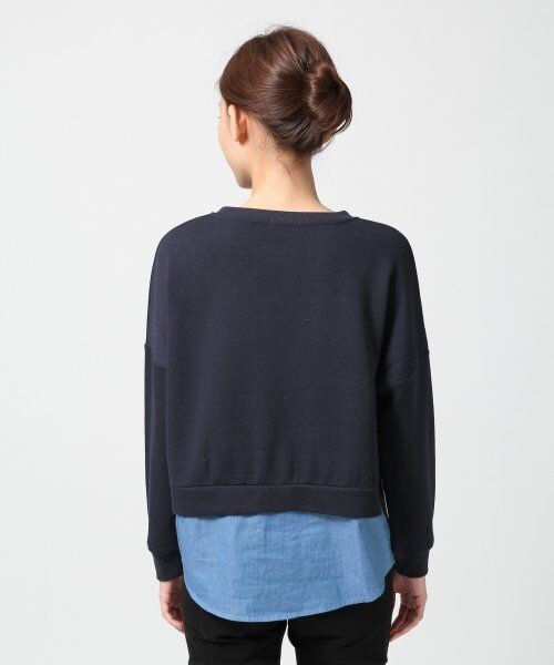 LEPSIM（レプシィム）の「ウラケカサネギフウＬＳ（トップス・レディース・ブラック×チェック・ＦREE SIZE）」の6枚目の写真