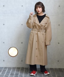 w closet（ダブルクローゼット）の「コットンツイル3wayトレンチコート