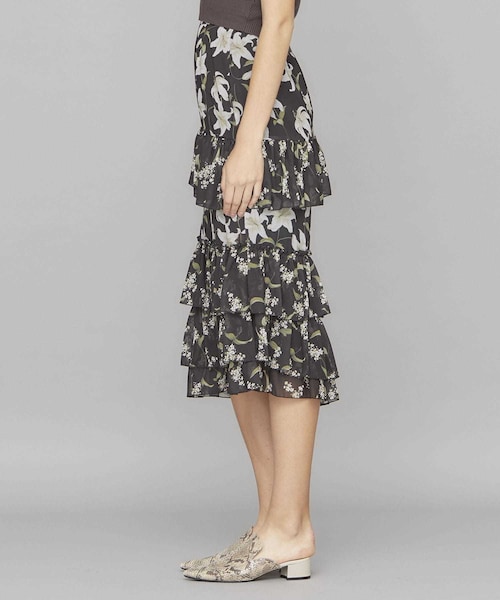 Ameri（アメリ）の「TWIN LILY OVERLAP SKIRT（）」 - WEAR 