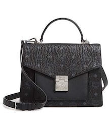 MCM | MCM Medium Patricia Visetos Coated Canvas Satchel(ショルダーバッグ)